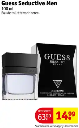 Kruidvat Guess Seductive Men aanbieding