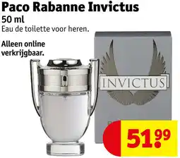 Kruidvat Paco Rabanne Invictus aanbieding