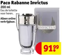 Kruidvat Paco Rabanne Invictus aanbieding