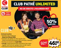 Kruidvat Club pathé unlimited aanbieding