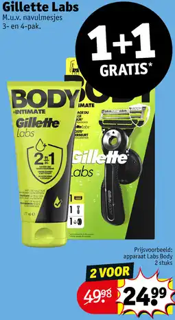 Kruidvat Gillette Labs aanbieding