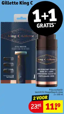 Kruidvat Gillette King C aanbieding