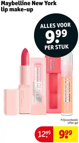 Kruidvat Maybelline New York lip make-up aanbieding