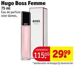 Kruidvat Hugo Boss Femme aanbieding