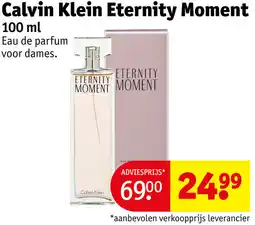 Kruidvat Calvin Klein Eternity Moment aanbieding