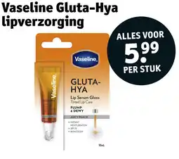 Kruidvat Vaseline Gluta-Hya Lipverzorging aanbieding