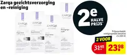 Kruidvat Zarqa gezichtsverzorging en reiniging aanbieding