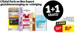 Kruidvat L'Oréal Paris en Men Expert gezichtsverzorging en reiniging aanbieding