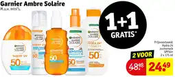 Kruidvat Garnier Ambre Solaire aanbieding
