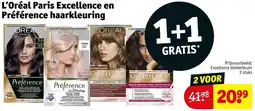 Kruidvat L'Oréal Paris Excellence en Préférence haarkleuring aanbieding