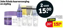 Kruidvat John Frieda haarverzorging en styling aanbieding