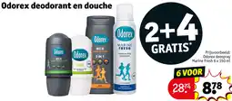 Kruidvat Odorex deodorant en douche aanbieding