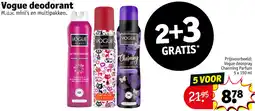 Kruidvat Vogue deodorant aanbieding