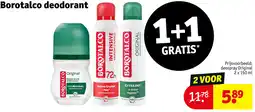 Kruidvat Borotalco deodorant aanbieding