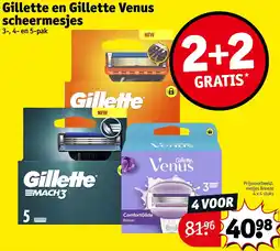 Kruidvat Gillette en Gillette Venus scheermesjes aanbieding