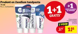 Kruidvat Prodent en Zendium tandpasta aanbieding