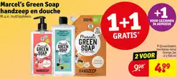 Kruidvat Marcel's Green Soap handzeep en douche aanbieding