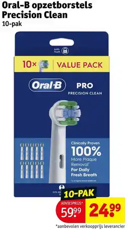 Kruidvat Oral-B opzetborstels Precision Clean aanbieding