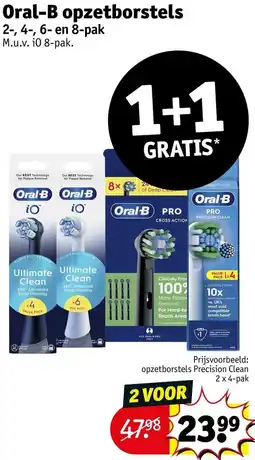 Kruidvat Oral-B opzetborstels aanbieding