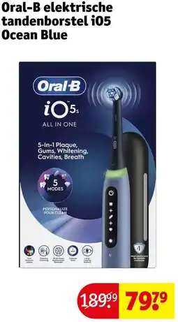 Kruidvat Oral-B elektrische tandenborstel i05 Ocean Blue aanbieding