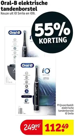 Kruidvat Oral-B elektrische tandenborstel aanbieding