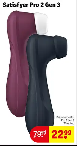 Kruidvat Satisfyer Pro 2 Gen 3 aanbieding