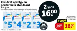 Kruidvat Kruidvat opvolg en peutermelk standaard aanbieding