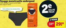 Kruidvat Snuggs menstruatie ondergoed aanbieding