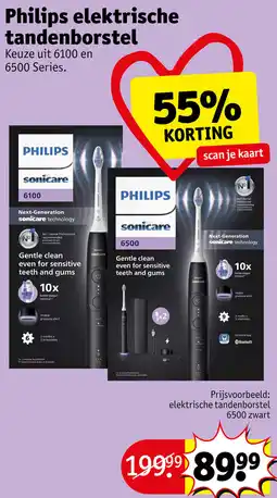 Kruidvat Philips elektrische tandenborstel aanbieding