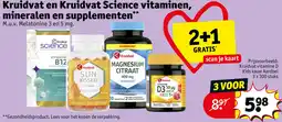 Kruidvat Kruidvat en Kruidvat Science vitaminen, mineralen en supplementen aanbieding