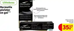 Kruidvat Dermatix pleister en gel aanbieding