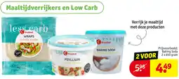 Kruidvat Maaltijdverrijkers en Low Carb aanbieding