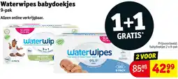 Kruidvat Waterwipes babydoekjes aanbieding