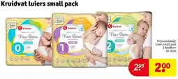 Kruidvat Kruidvat luiers small pack aanbieding