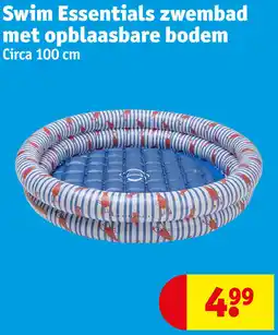 Kruidvat Swim Essentials zwembad met opblaasbare bodem aanbieding