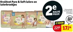 Kruidvat Kruidvat Pure & Soft luiers en luierbroekjes aanbieding