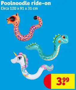 Kruidvat Poolnoodle ride-on aanbieding