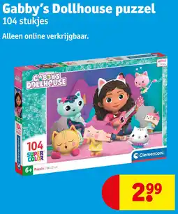 Kruidvat Gabby's Dollhouse puzzel aanbieding