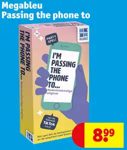 Kruidvat Megableu Passing the phone to aanbieding