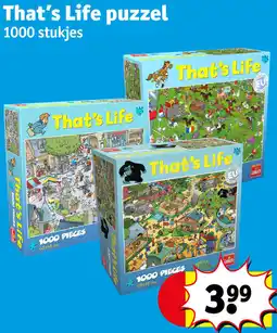 Kruidvat That's Life puzzel aanbieding