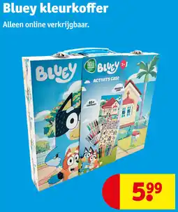 Kruidvat Bluey kleurkoffer aanbieding