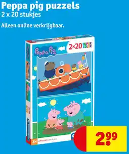 Kruidvat Peppa pig puzzels aanbieding