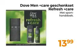 Trekpleister Dove Men +care geschenkset refresh +care aanbieding