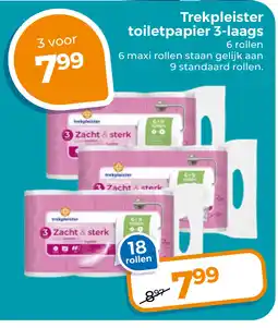 Trekpleister Trekpleister toiletpapier 3-laags aanbieding