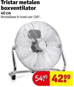 Kruidvat Tristar metalen boxventilator aanbieding