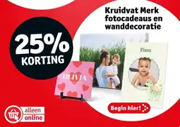 Kruidvat Kruidvat Merk fotocadeaus en wanddecoratie aanbieding