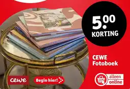Kruidvat CEWE Fotoboek aanbieding