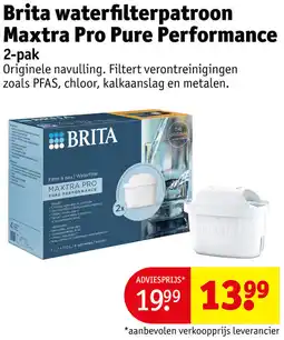 Kruidvat Brita waterfilterpatroon Maxtra Pro Pure Performance aanbieding