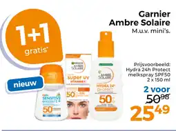 Trekpleister Garnier Ambre Solaire aanbieding