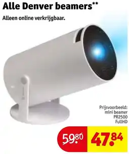 Kruidvat Alle Denver beamers aanbieding
